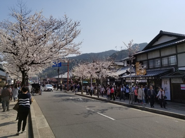 Arashiyama's main street